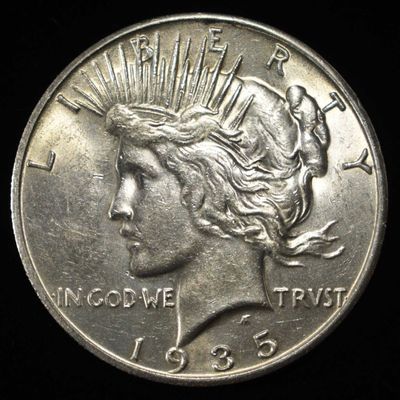 1935-S PEACE DOLLAR BU