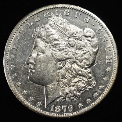 1879-CC MORGAN DOLLAR CH AU