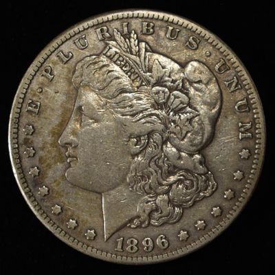 1896-S MORGAN DOLLAR XF