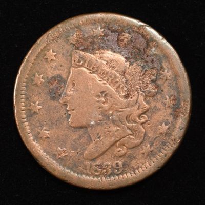 1838, 1839 & 1842 LARGE CENTS