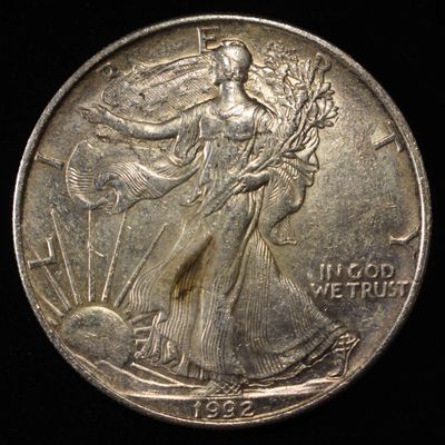 1992 AMERICAN SILVER EAGLE