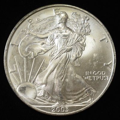 2003 AMERICAN SILVER EAGLE
