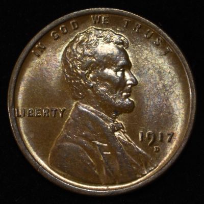 1917-D LINCOLN CENT GEM BU BN