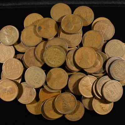 (70) D & S MINT WHEAT CENTS FROM THE TEENS