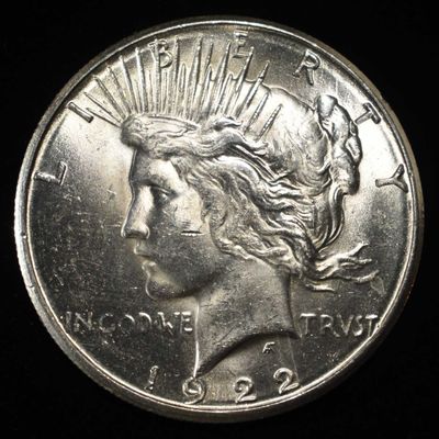 1922-S PEACE DOLLAR CH BU