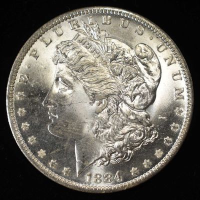 1884-O MORGAN DOLLAR CH BU