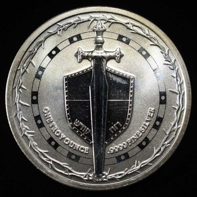 2022 SWORD OF TRUTH 1 OZ .999 SILVER ROUND
