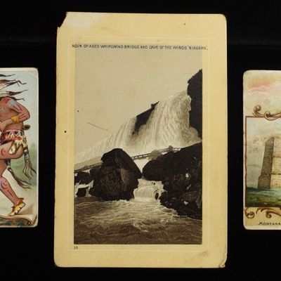 (3) VINTAGE ADVERTISEMENT CARDS