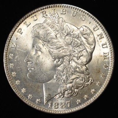 1887 MORGAN DOLLAR BU