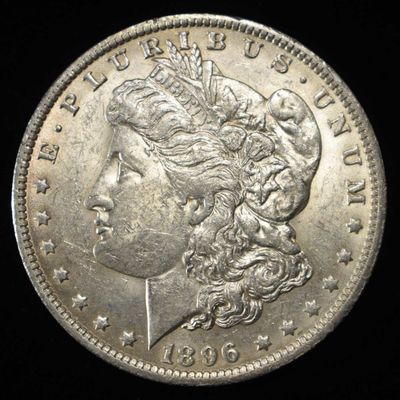 1896-O MORGAN DOLLAR AU/BU