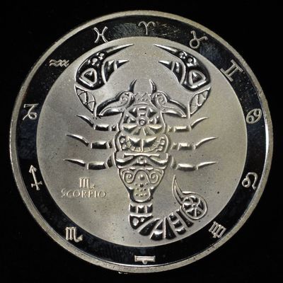 2023SCORPIO 1 OZ .999 SILVER ROUND