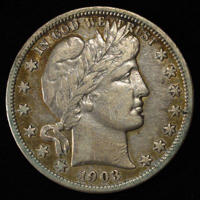 1903-O BARBER HALF DOLLAR XF