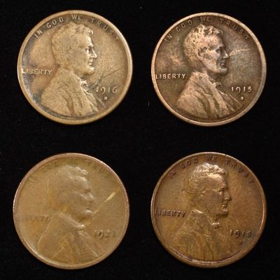 8 NICE EARLY SEMIKEY WHEAT CENTS