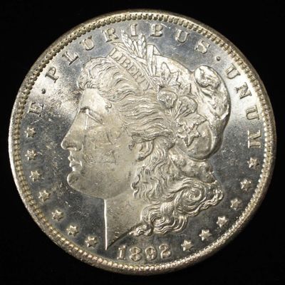 1892-CC MORGAN DOLLAR CH BU PROOF LIKE