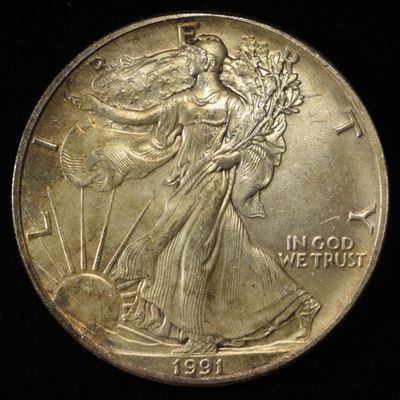 1991 AMERICAN SILVER EAGLE