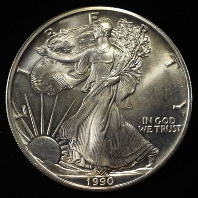 1990 AMERICAN SILVER EAGLE