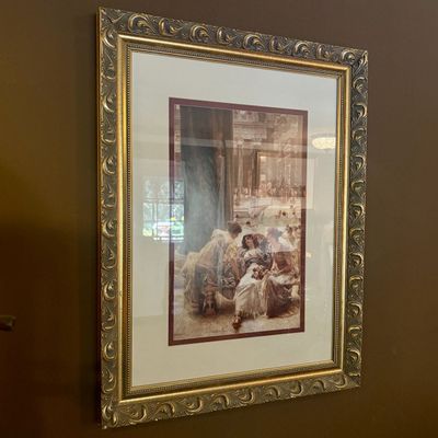 Sir Lawrence Alma-Tadema The Baths of Caracalla Framed Print