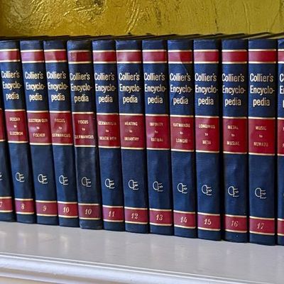 Collier's Encyclopedia. P.F. Collier & Son, circa 1962-1967. A Multi-Volume Set.