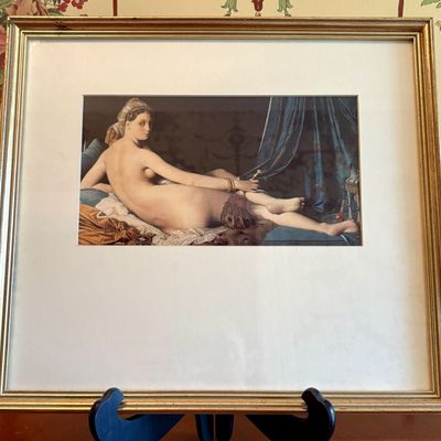 Jean-Auguste-Dominique Ingres La Grande Odalisque Framed Color Print