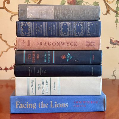 A Collection of Mid-Century Hardcover Books including Anya Seton, Jan de Hartog, and Tom Wicker