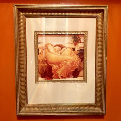 Frederic Leighton Flaming June Framed Color Print