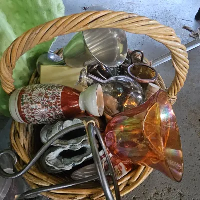 Sale Photo Thumbnail #74: vases, candle holders