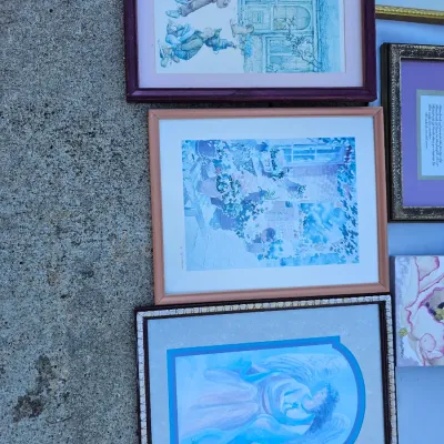 Sale Photo Thumbnail #12: framed artwork