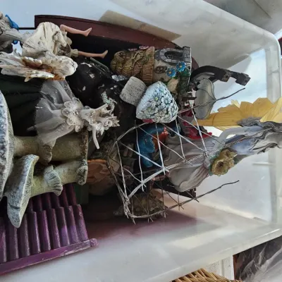 Sale Photo Thumbnail #77: fairy garden items - mini houses, fairies, gnomes