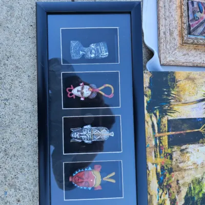 Sale Photo Thumbnail #13: framed artwork