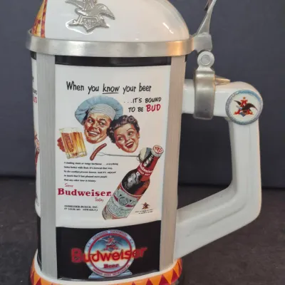 Budweiser Members Only Stein "Budweiser Today" #CB36 - With COA
