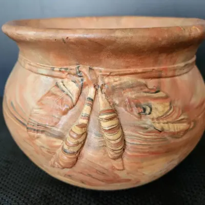 Greg Kickingbird Cherokee Artisan Pottery (LR)