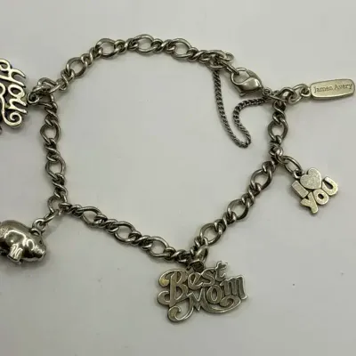 James Avery Sterling Silver Charm Bracelet (4 Charms)