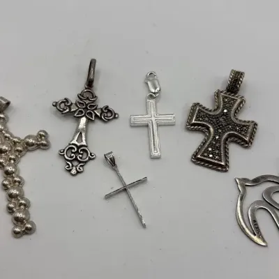 Sterling Silver Cross Pendants 