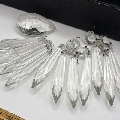 Antique Chandelier Crystals 