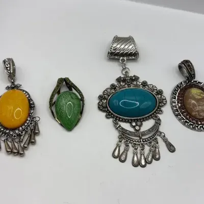 Large Costume Pendants (4 count)