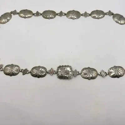 Navajo Silver Concho Belt 