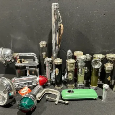 Vintage Classic Flashlight Collection, Bond, Franco, Yale, Ever Ready, Rayovac & More
