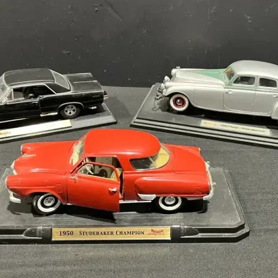 Studebaker Champion, Silver Arrow, Maisto Pontiac GTO Diecast Model Cars