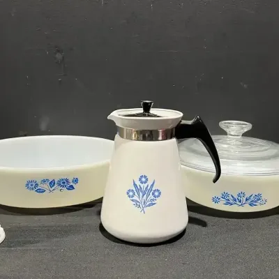 Fenton, Anchor Hocking Fire King, Corningware & More