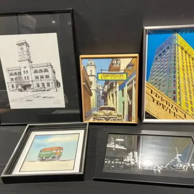 Vintage Transit & Historic Architecture Art Works