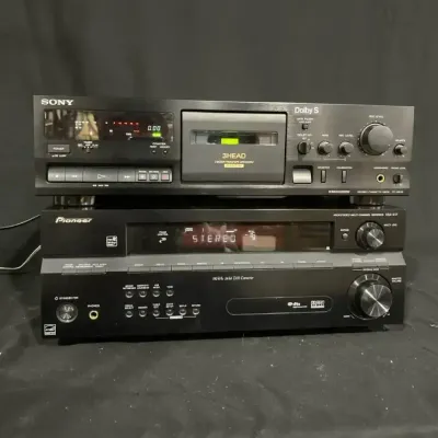 Pioneer VSX-517 Receiver & Sony TC-K611S Cassette Deck