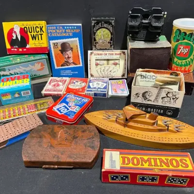 Collection Vintage & Retro Games Puzzles Cards Novelties & More