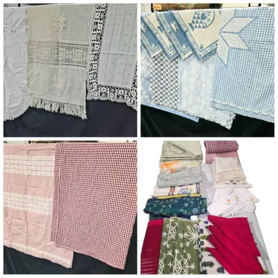 Seasonal Table Clothes: Linen, Crocheted, Etc