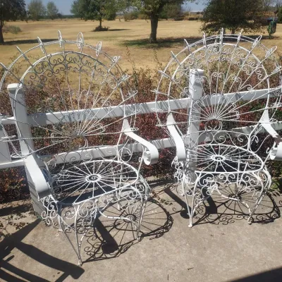 Sale Photo Thumbnail #25: iron chairs