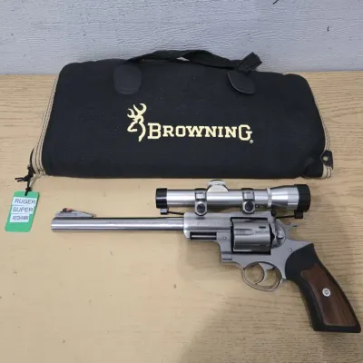 Ruger Super Redhawk 44 Magnum Revolver Nikon Scope # 550-31945 Tag 326
1 Soft Side Case
