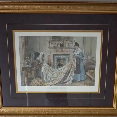 Walter Dendy Sadler “Nearly Done” Framed 1898 Art Print