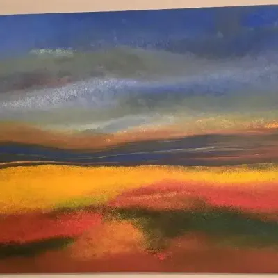 Ingenhoog 2002 Signed Original Abstract Landscape Painting