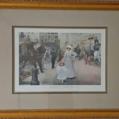 Arthur Drummond “His Majesty the Baby” Framed Art Print