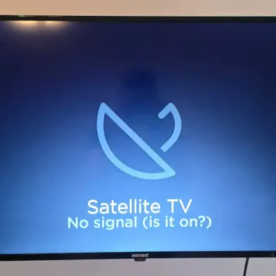 Element Roku TV with Remote and Wall Brackets