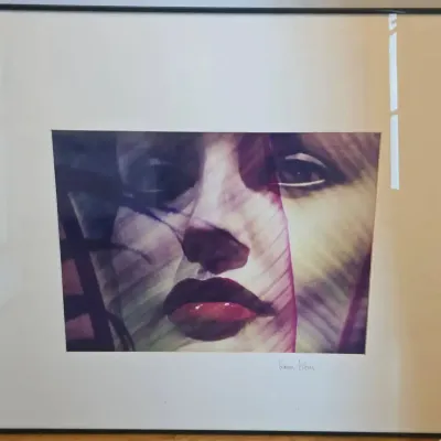 Karin Höver Signed Contemporary Portrait Art